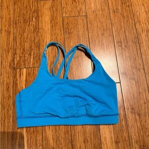 lululemon athletica Bright Blue Double-Strap Sports Bra